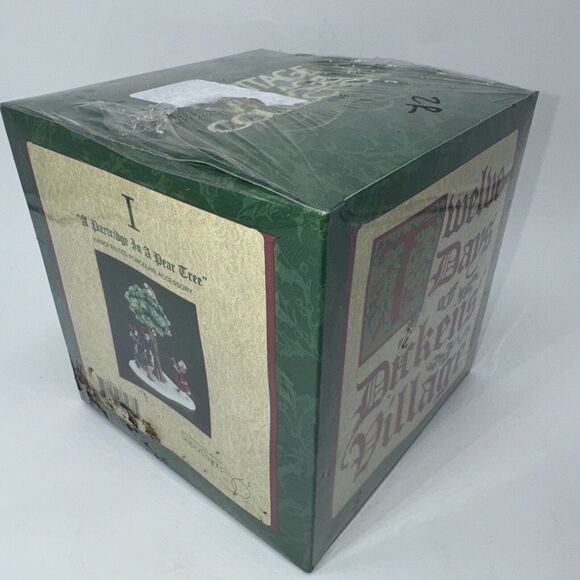 NEW SEALED Department 56 12 Days Of Dickens Vilage #1 A Partridge In A Pear Tree - Picture 2 of 6